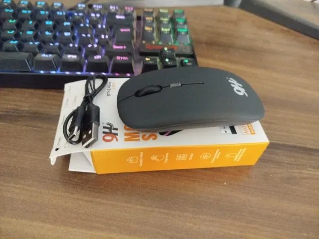 MOUSE SEM FIO + CARREGADOR - Foto 3