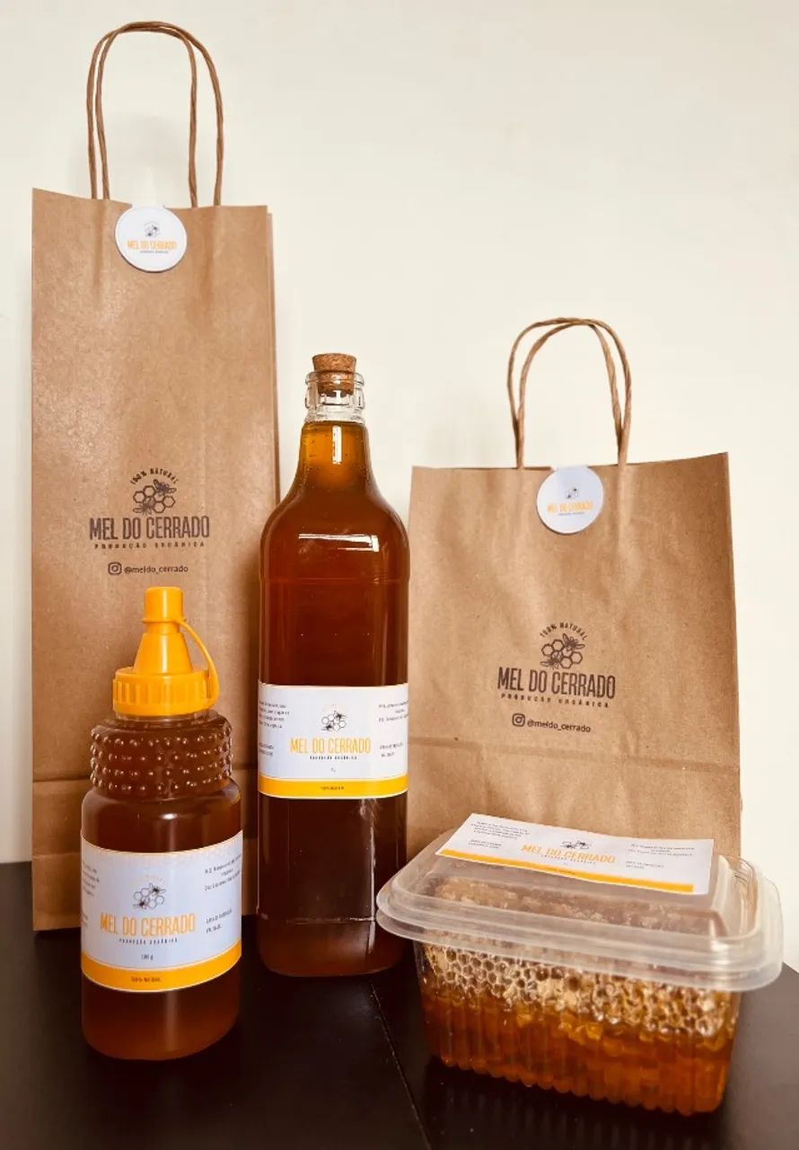 Mel 100% puro e orgânico