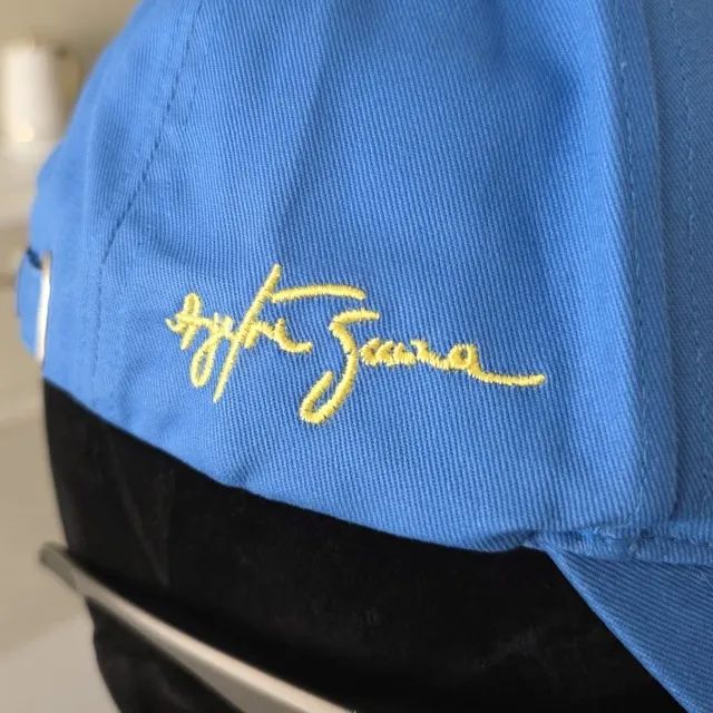 Boné Importado Logo Bordada e Autógrafo bordado Ayrton Senna - Foto 5