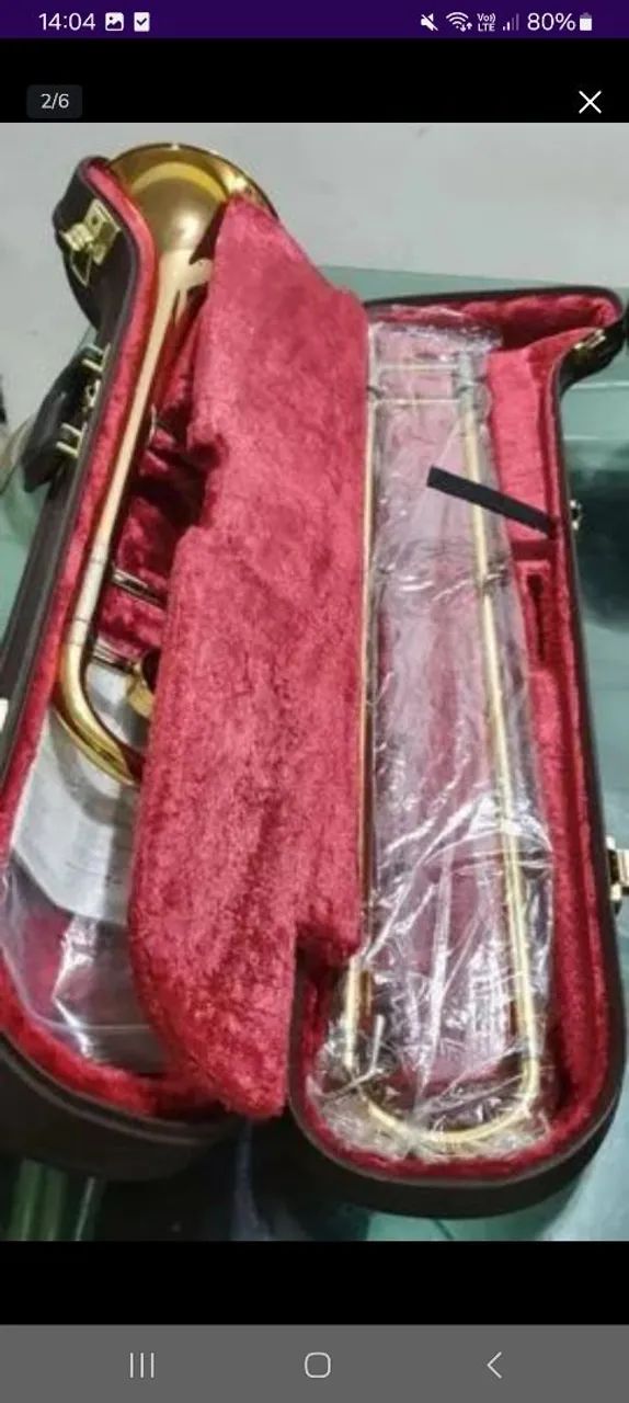 Trombone profissional Yamaha xeno yrs881G 