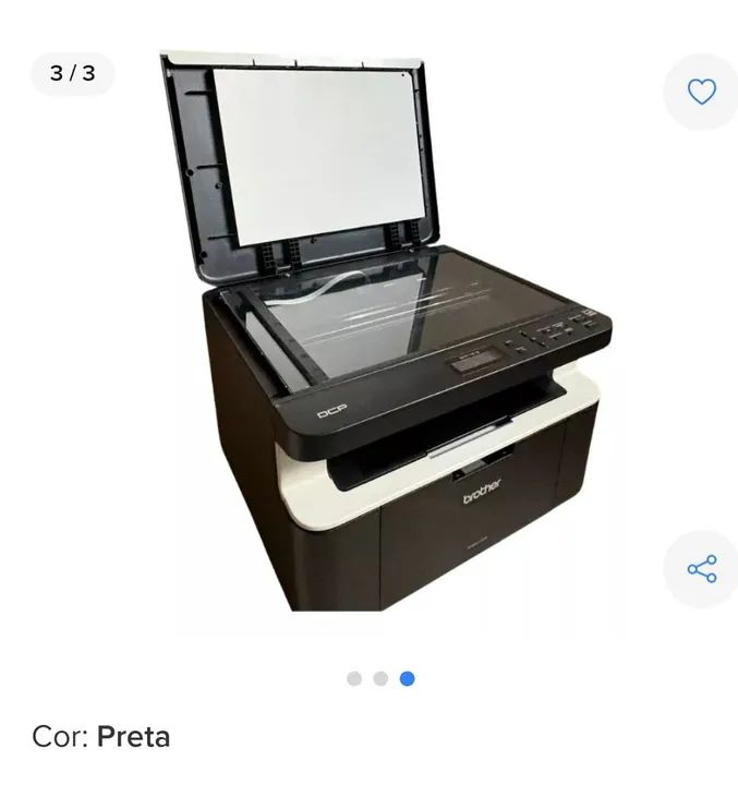 Impressora Multifuncional Brother DCP-1512W - Foto 3