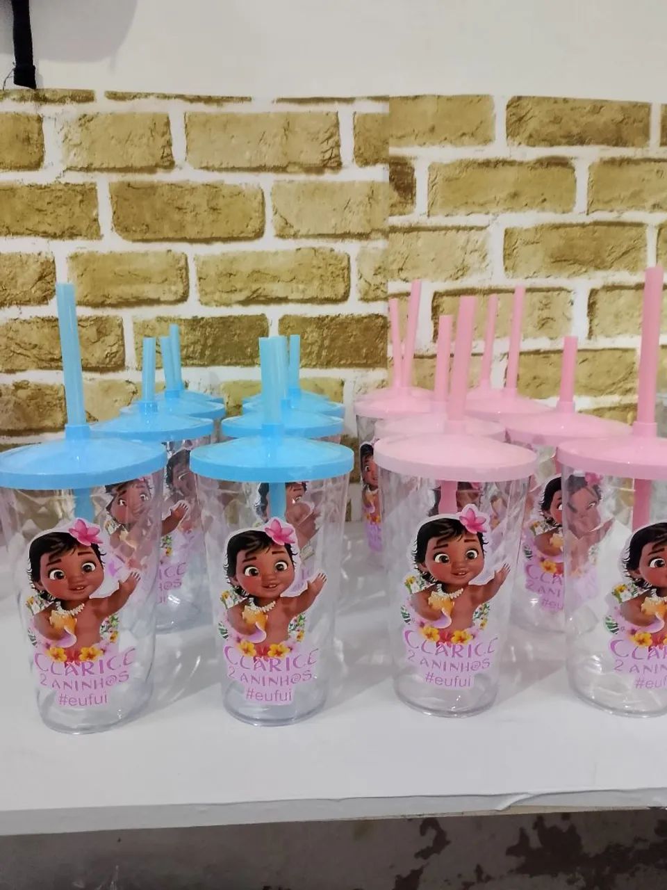 Copos personalizados Moana 2 anos - Foto 3