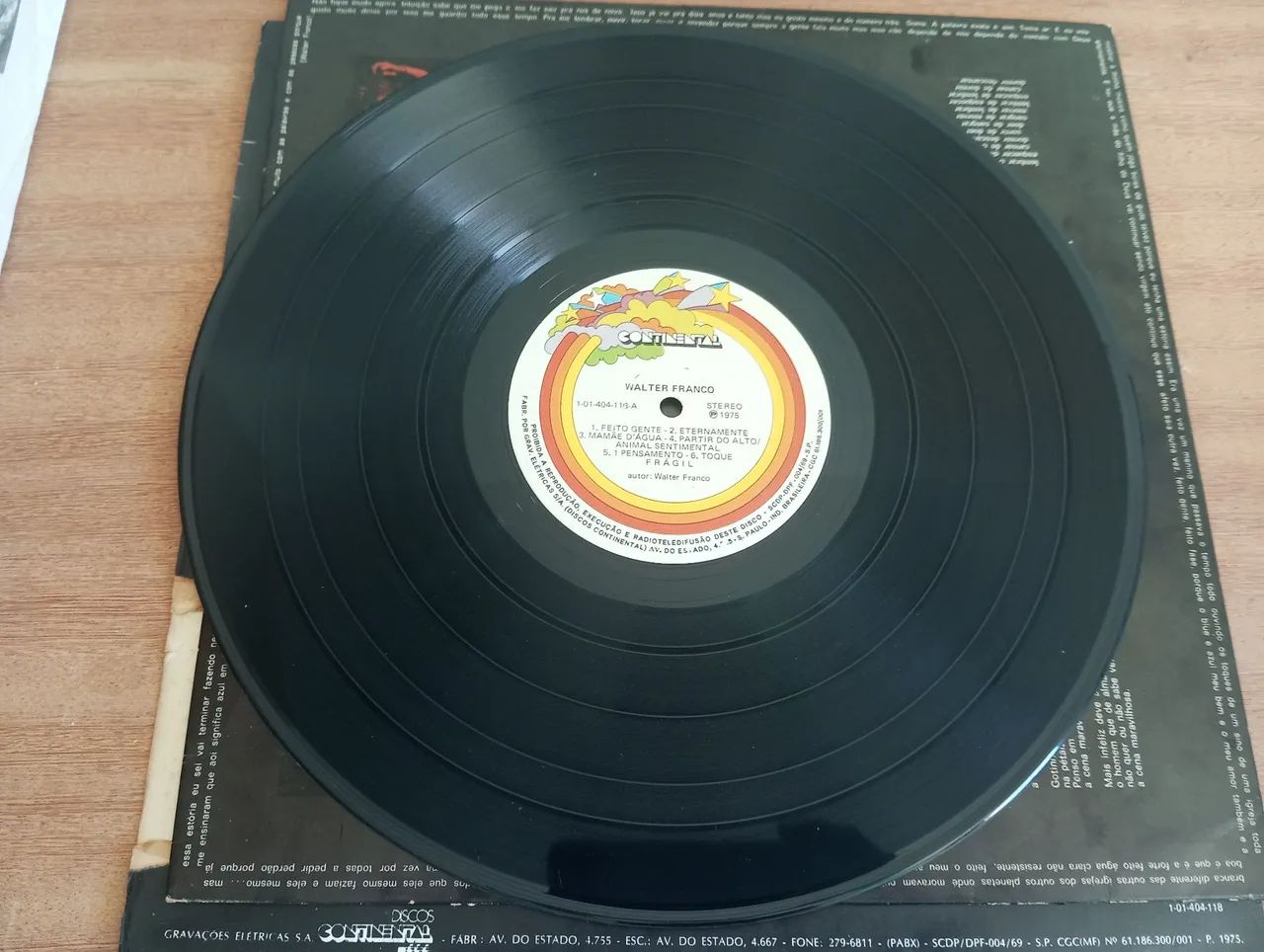 LP Vinil Walter Franco - Revolver (1975)  - Foto 5