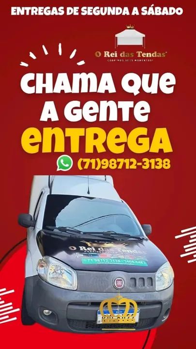 Toldo dobrável tipo tenda sanfonada pronta entrega imediata leia o anúncio!!! - Foto 5