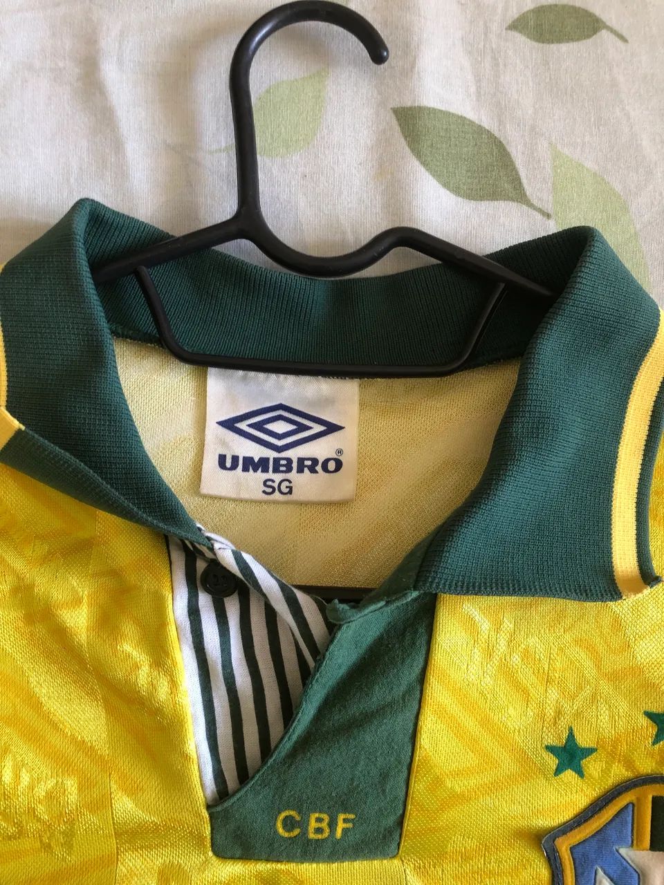 CAMISA OFICIAL DA SELEÇÃO BRASILEIRA COPA DE 1994 - Foto 3