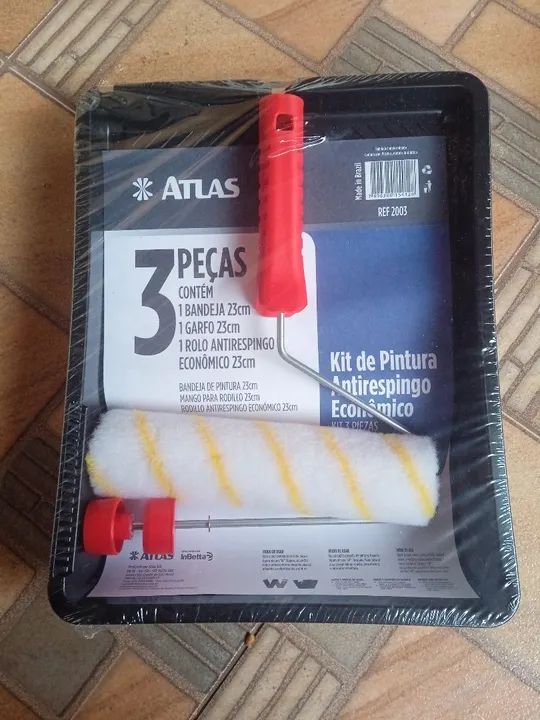 Kit de Pintura Antirespingo Econômico Atlas 3 Peças