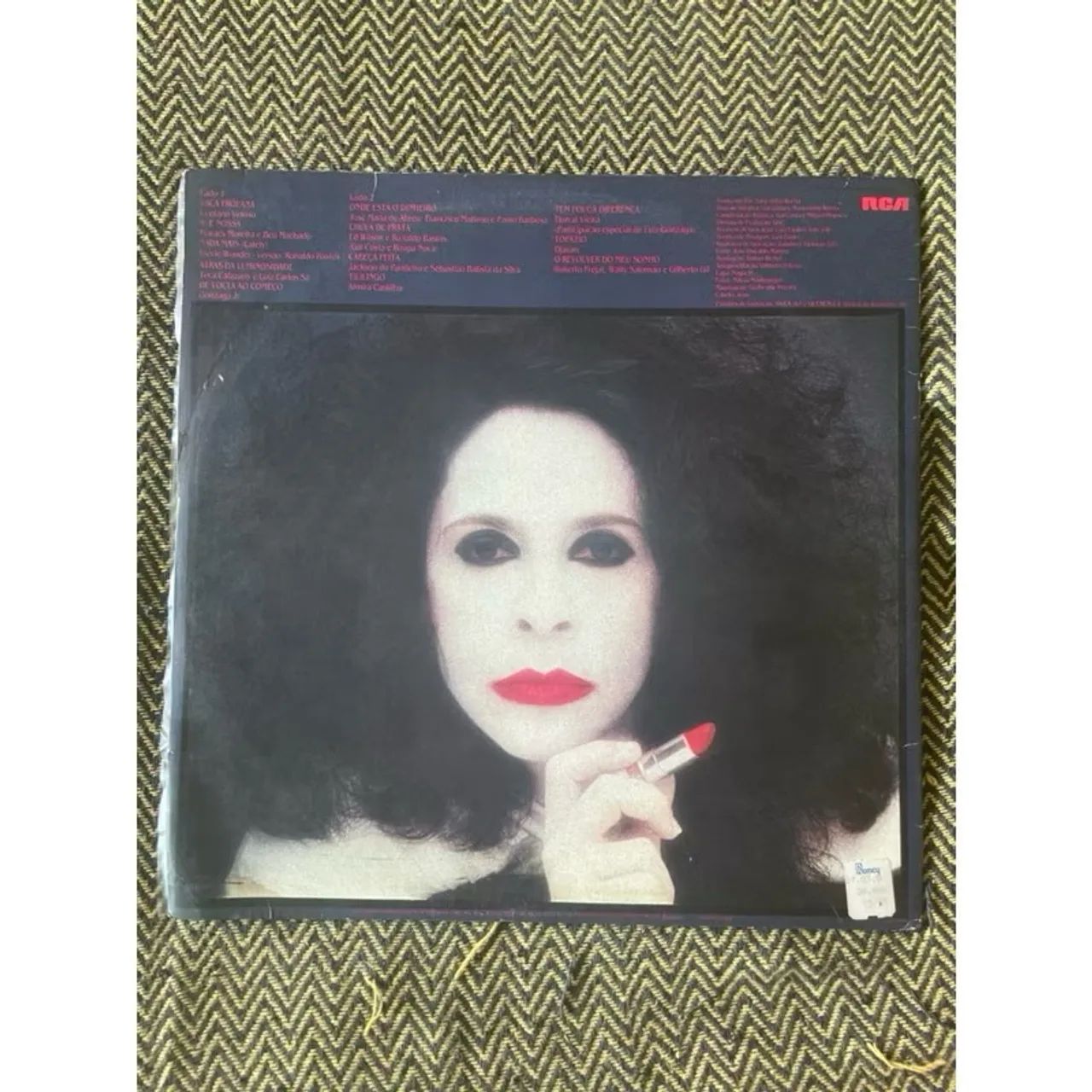 Lp Vinil Gal Costa Profana 1984 - Foto 4