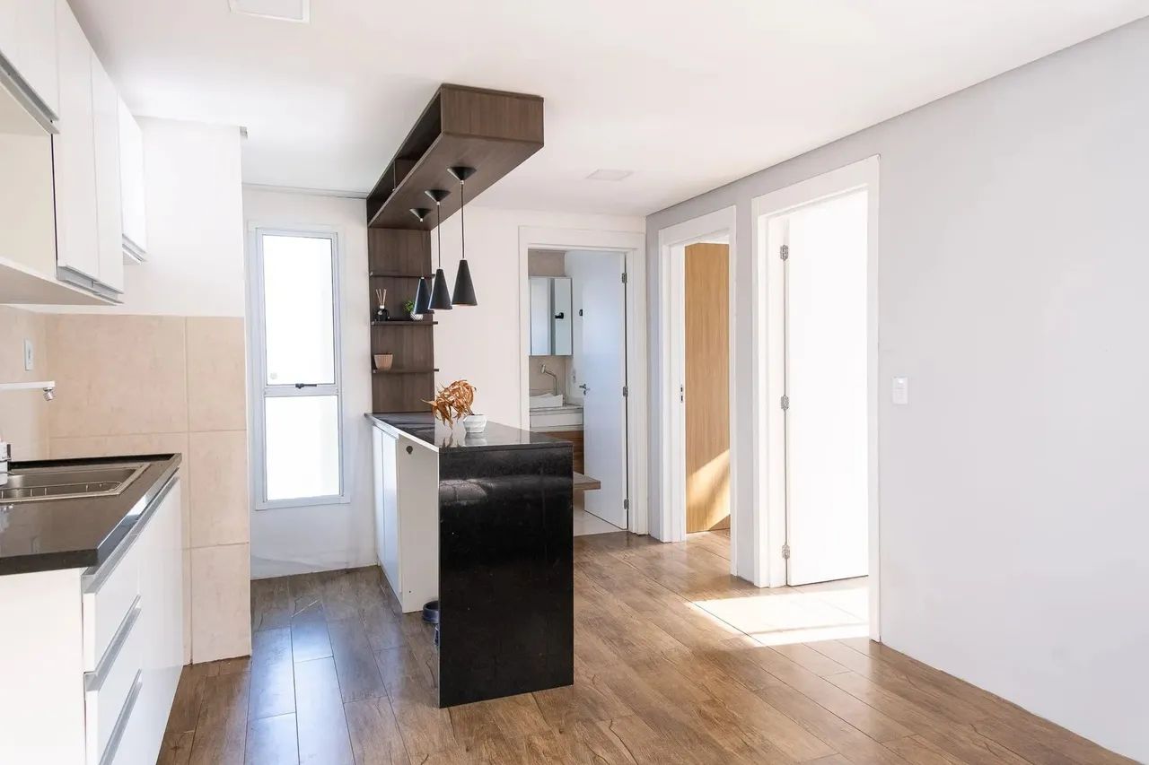 Apartamento mobiliado para locação em Três Vendas, Pelotas/RS: 2 dormitórios, 1 vaga, 57,7