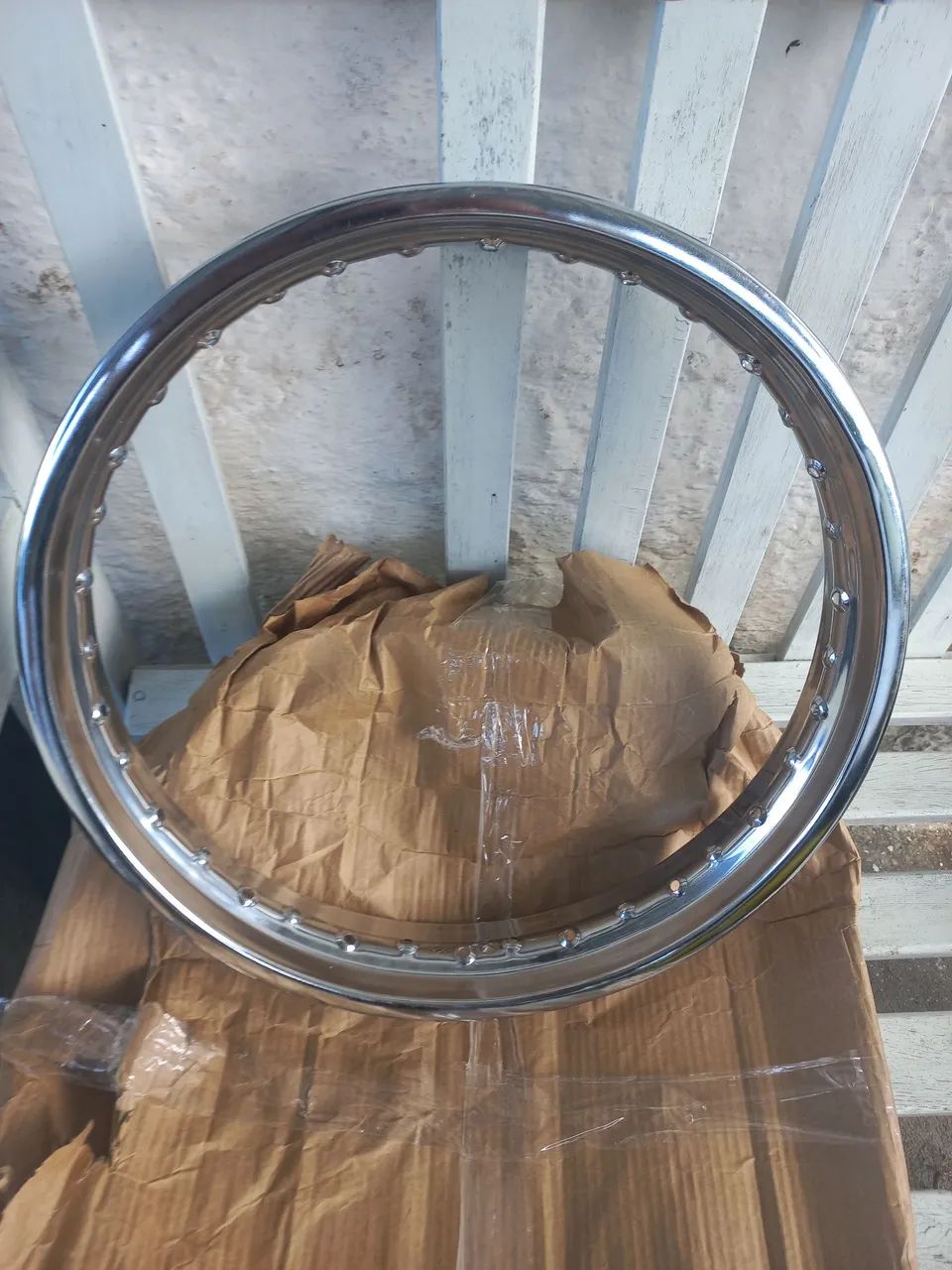 Aro de Roda 18x2.15 Pol Chrome lander,Tenere, Xre, Tornado  - Foto 4