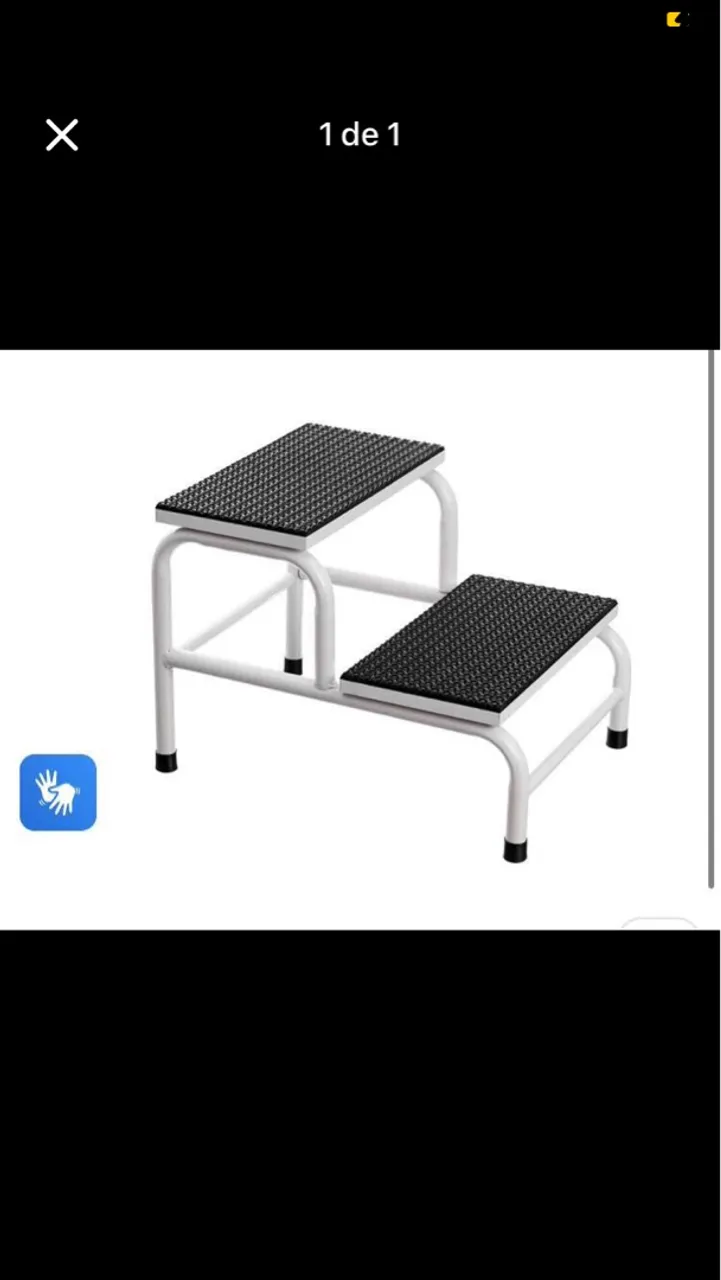 Escada de Apoio 2 Degraus - Ideal para Organização