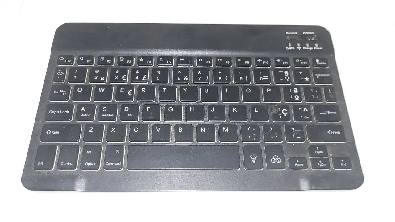 Teclado bluetooth ultrafino