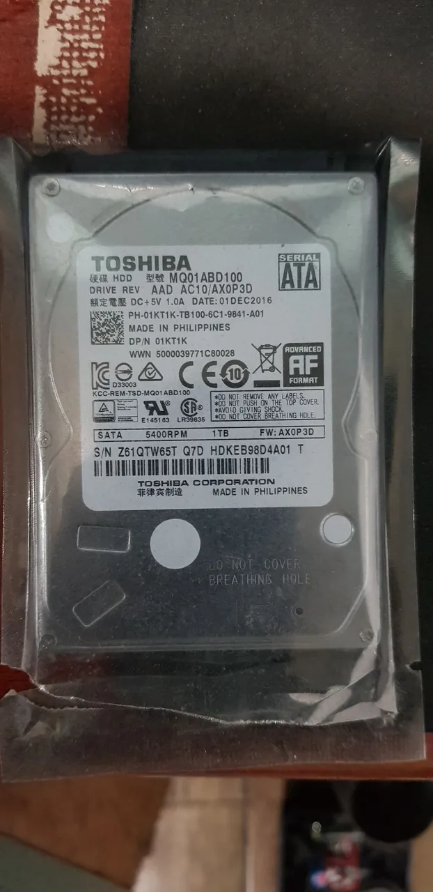 HDD TOSHIBA 1TB SATA 3