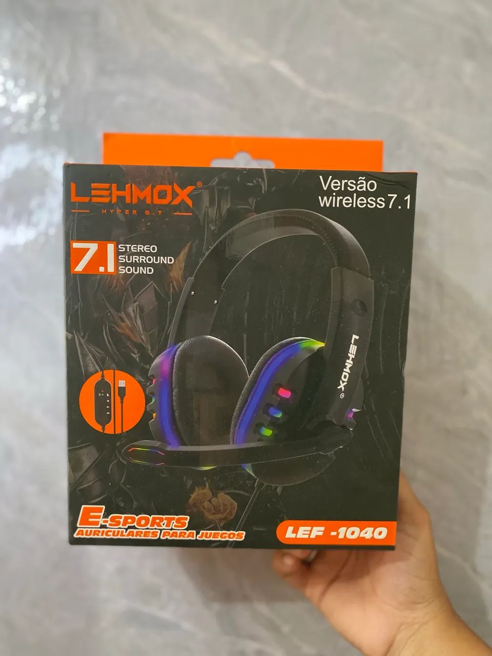 Fone headset gamer com microfone- Entrega a domicílio 