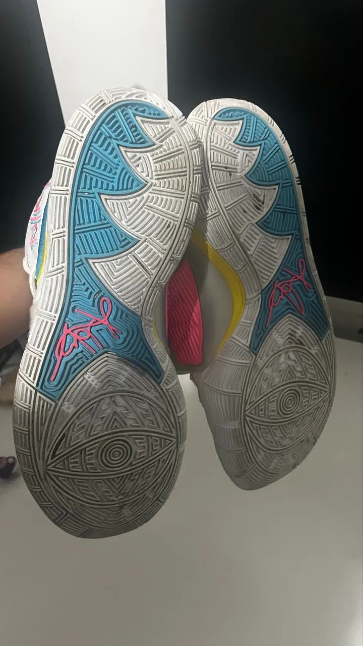 Tênis Nike Kyrie Irving Neon Grafite Tamanho 42 Calçados