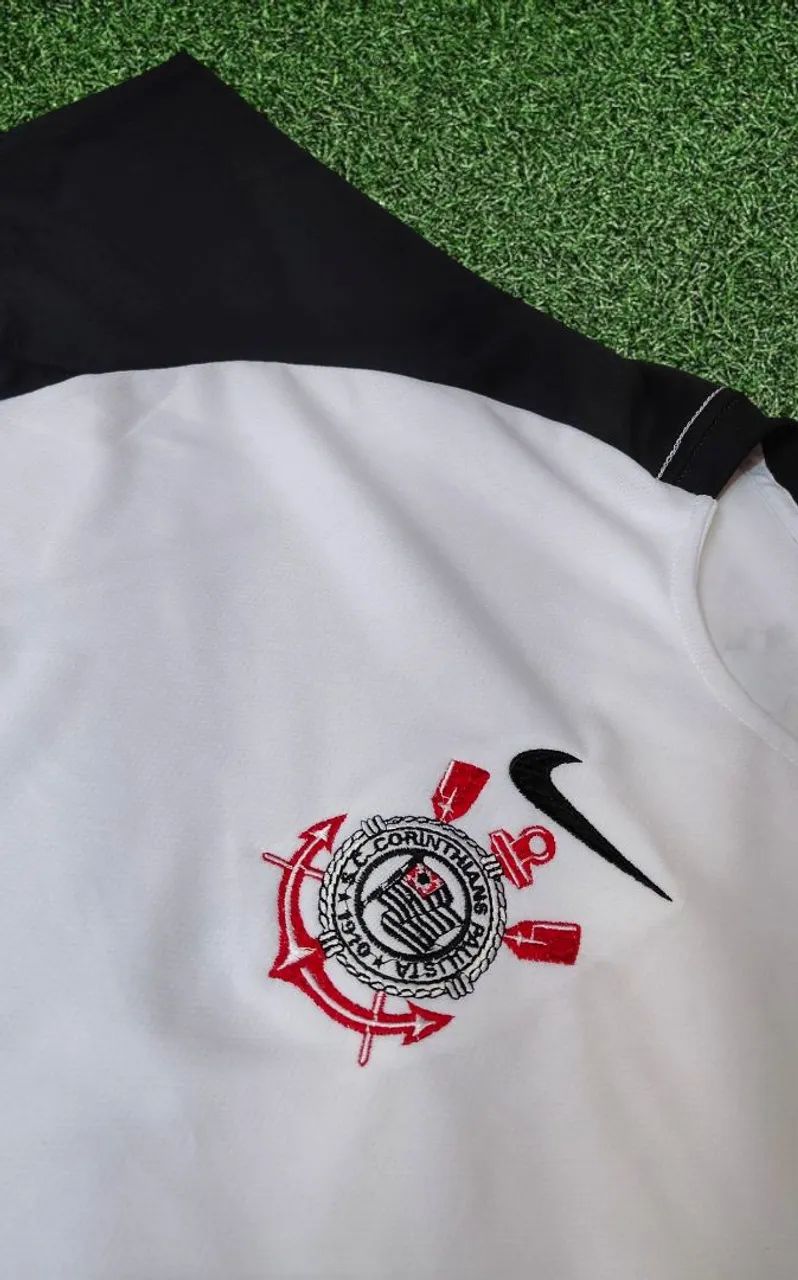 Nova Camisa Corinthians branca 2025 dri-fit (P, M e G) - Foto 2