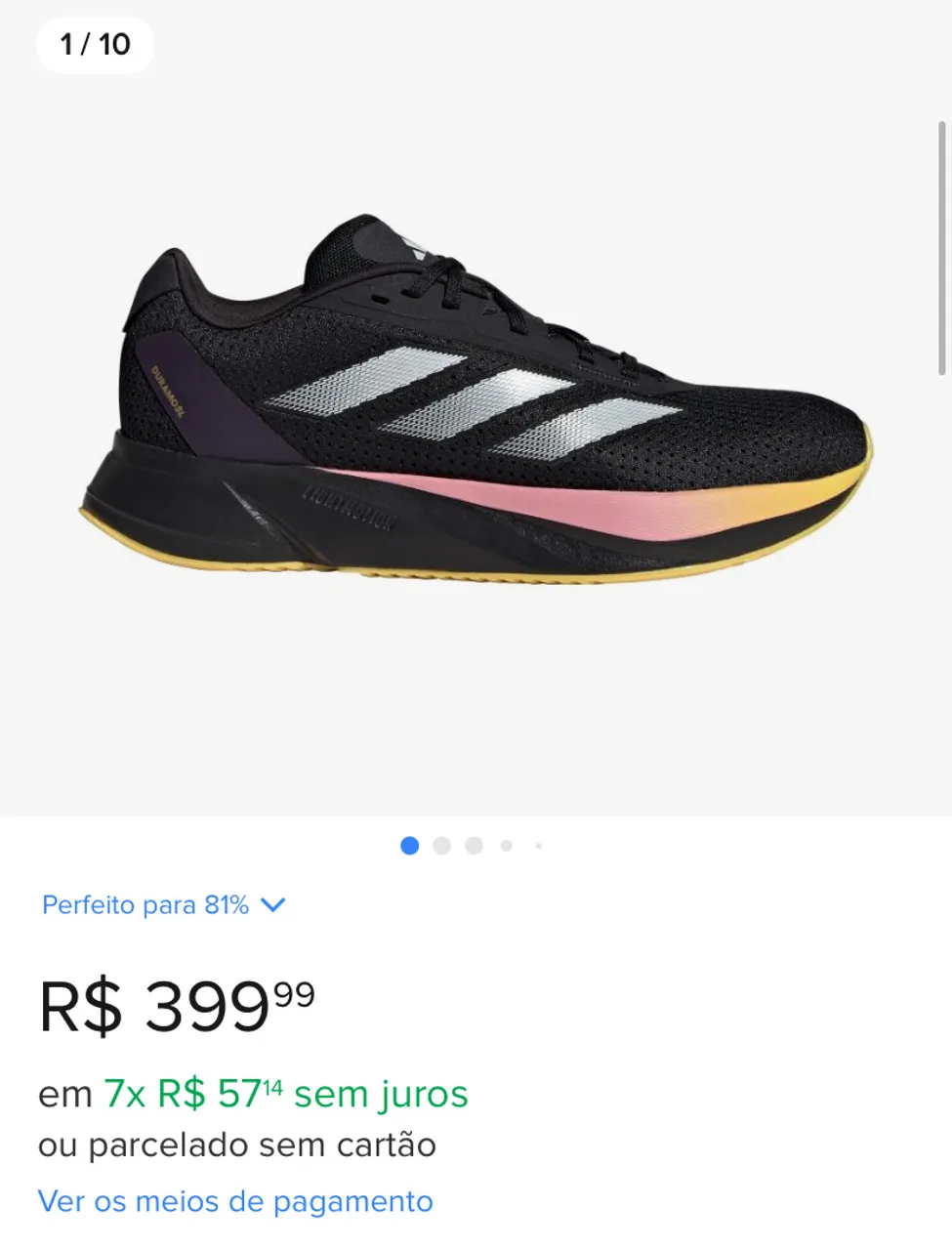 Tênis Adidas Duramo SL - Tam. 38