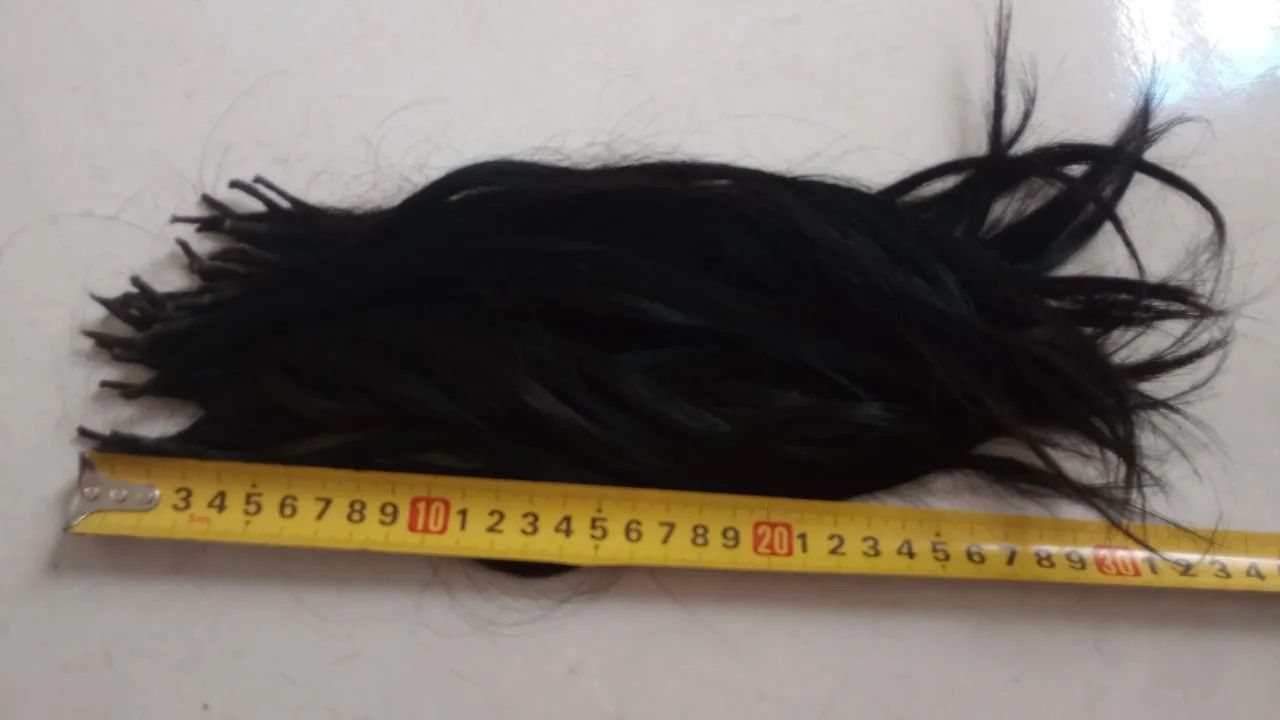 Cabelo humano  preto