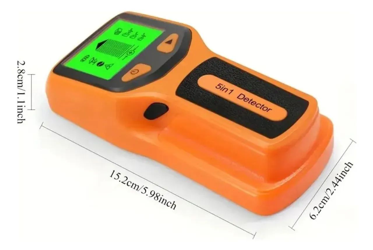 Detector de Metais e Fios Elétricos 5 em 1 - Foto 2