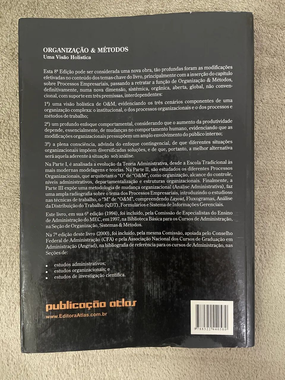 Livro Administração Organização e Métodos 416602041217208321