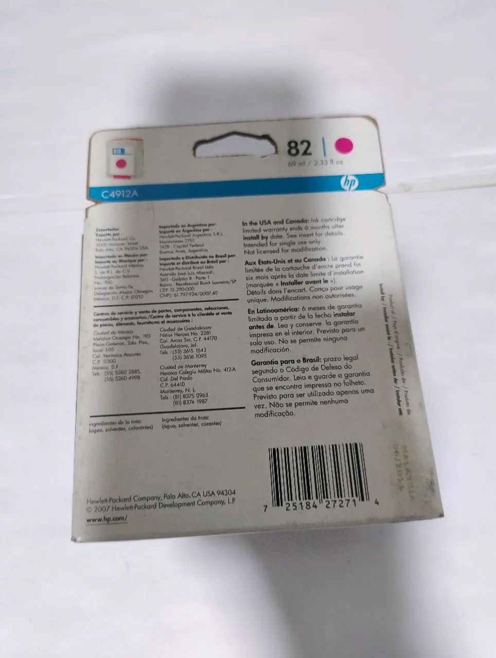 Cartucho de tinta HP 82 Magenta c/69ml - Foto 2