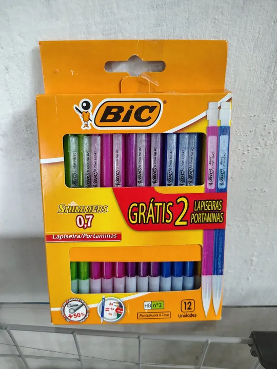 Lapiseiras Bic Shimmers 0,7 - 12 Unidades