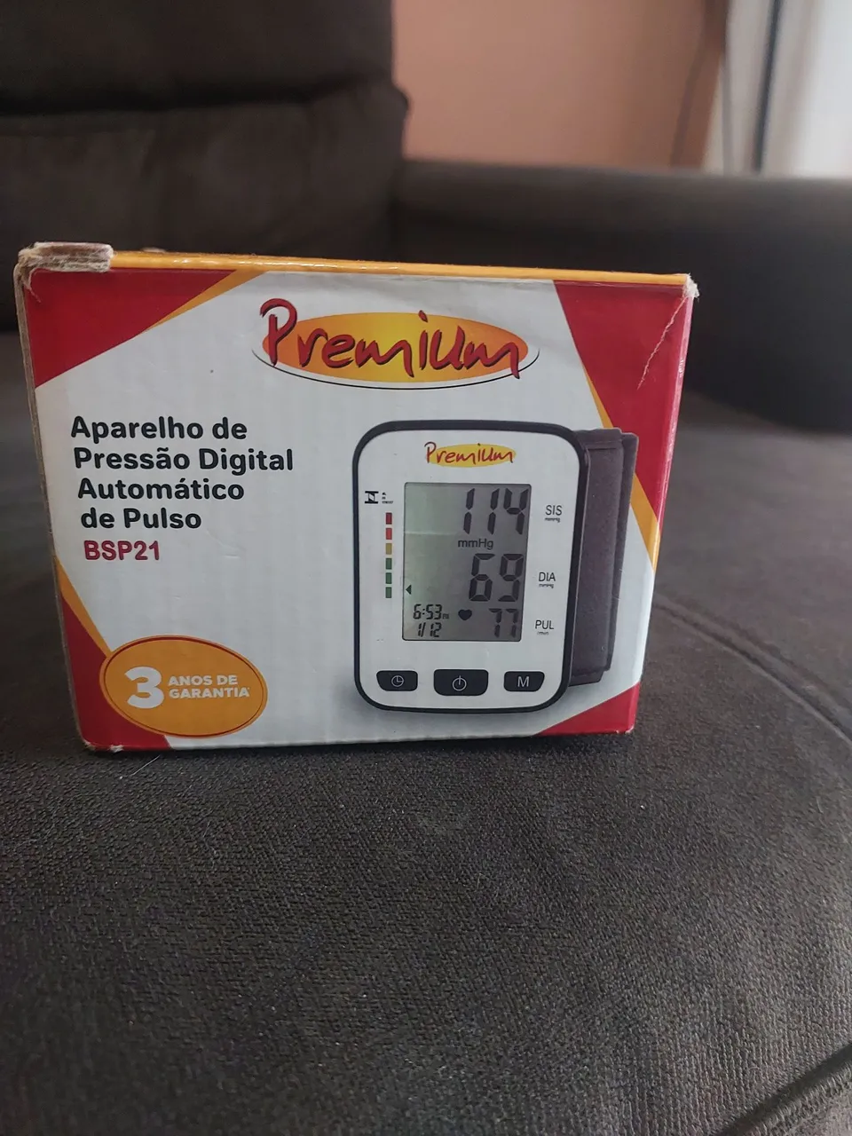 6 UNIDADEA DE Aparelho de Pressão de pulso - Digital Automático - Premium