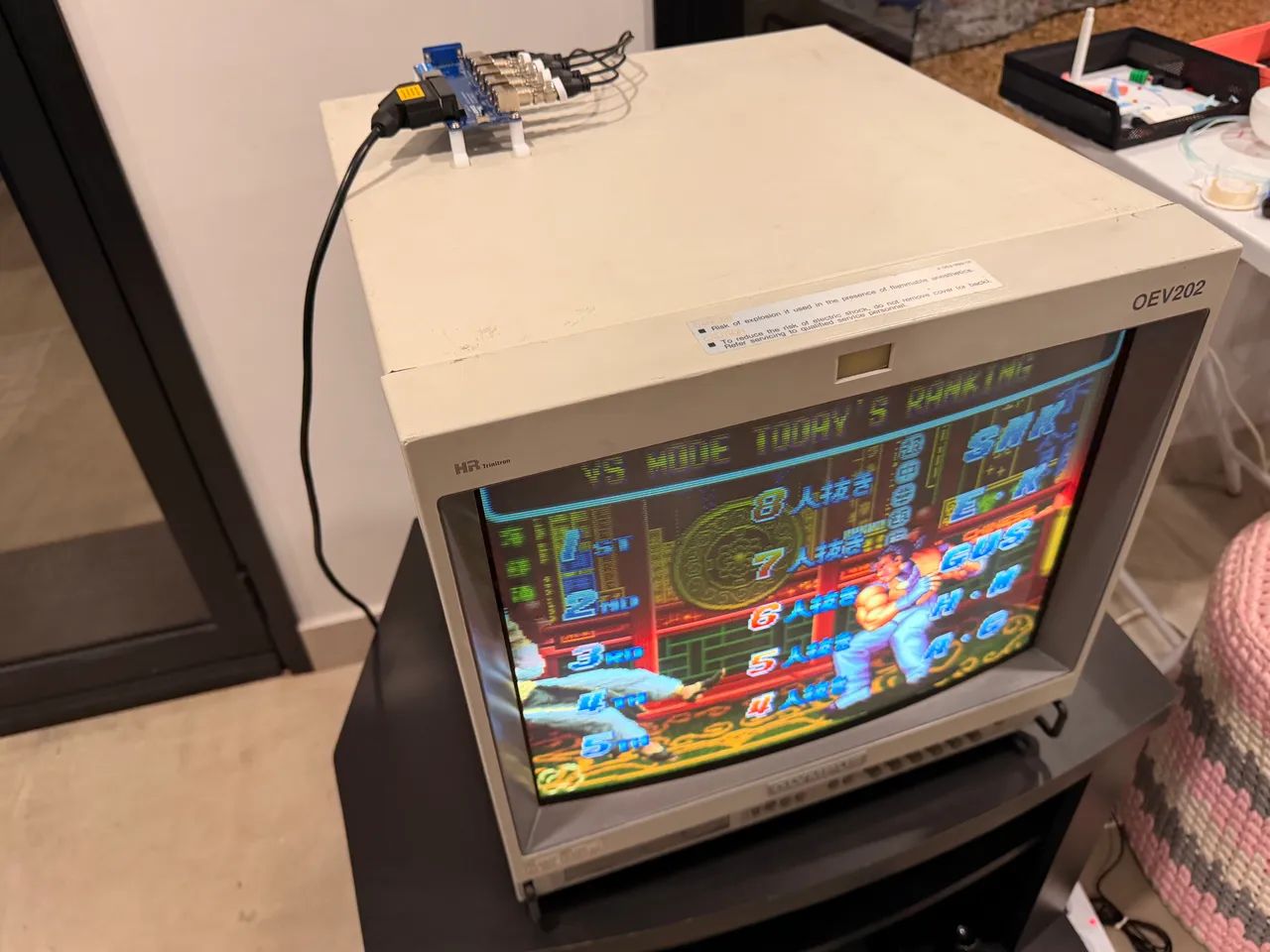 Monitor Profissional Olympus OEV202 Sony Trinitron PVM 20? RGB - Retrogame / Arcade - Foto 2
