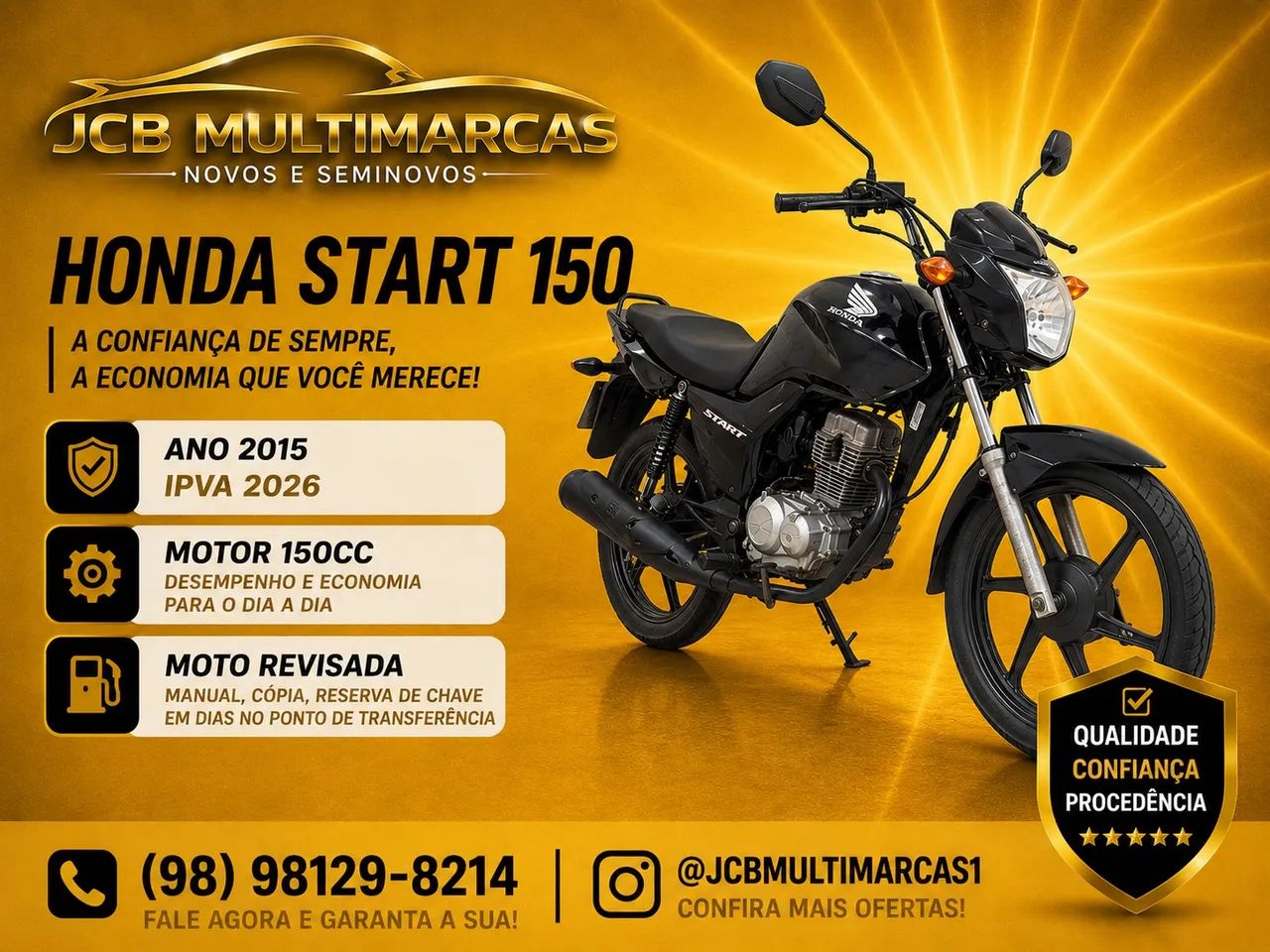 VENDO START 150 ano 2015