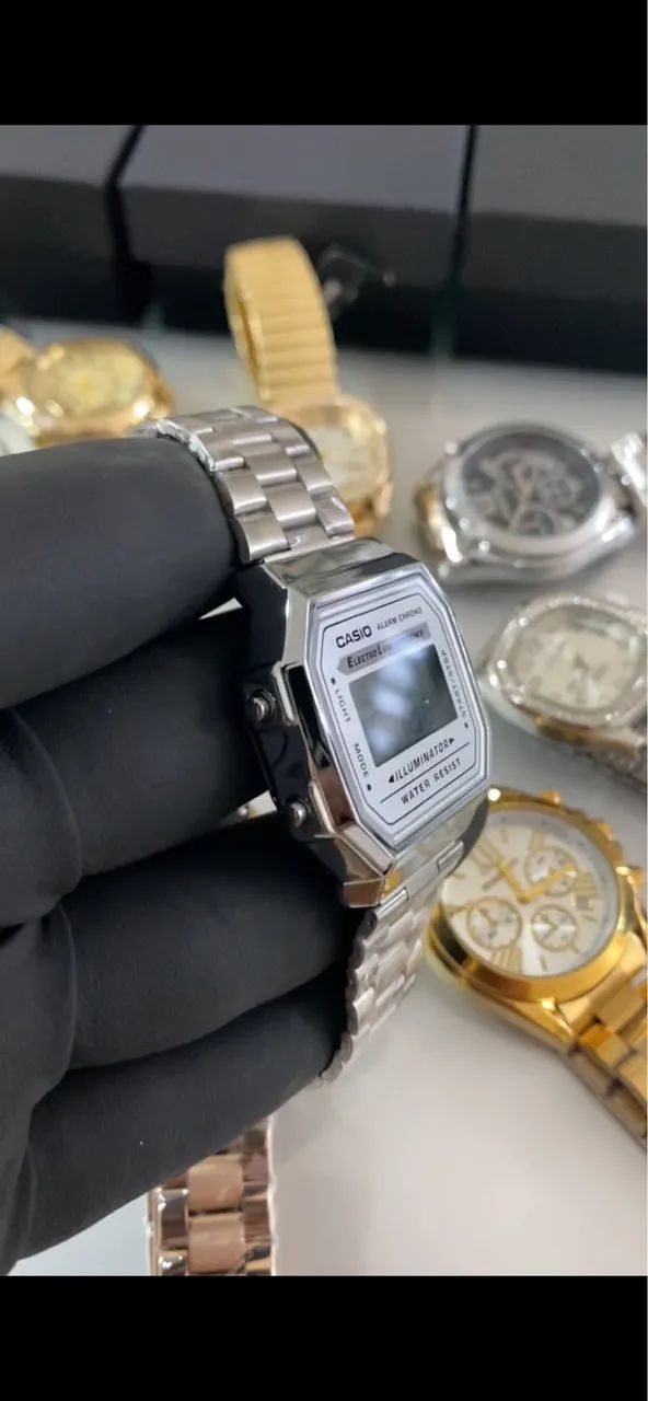 CASIO RETRÔ PRATA  - Foto 3