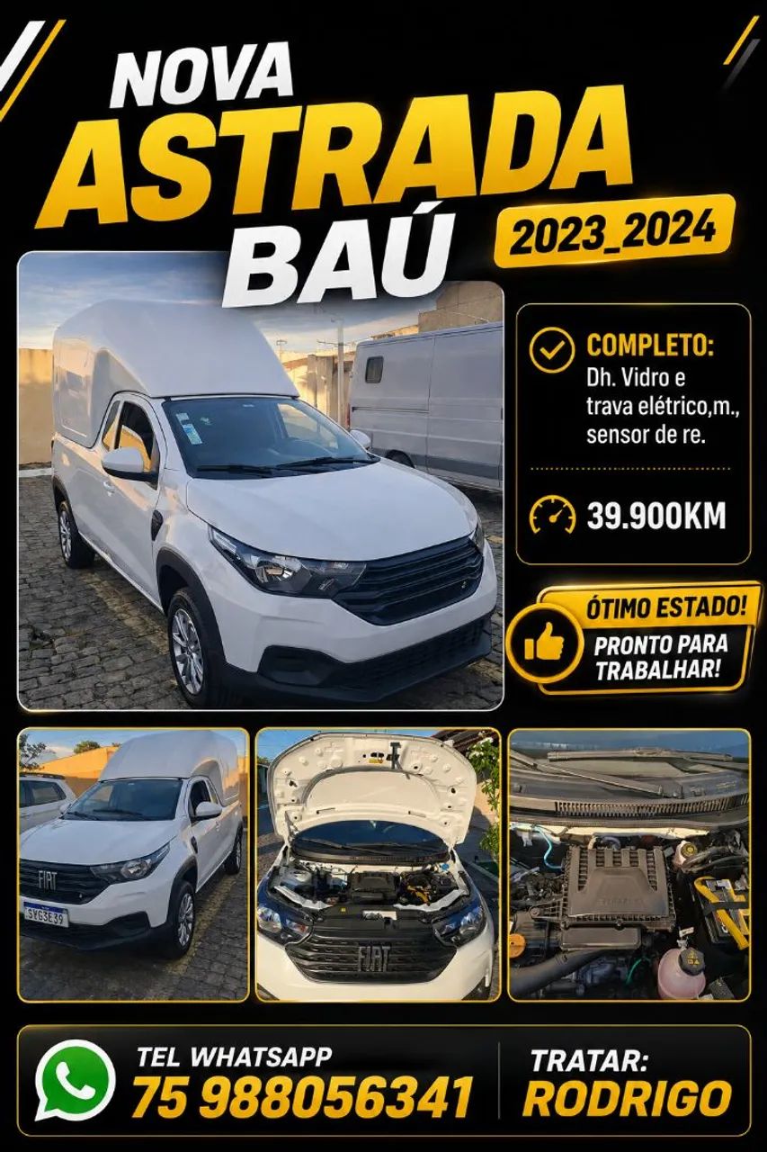 Fiat Strada Endurance 1.3 Flex 8V CS 2024 - Foto 12