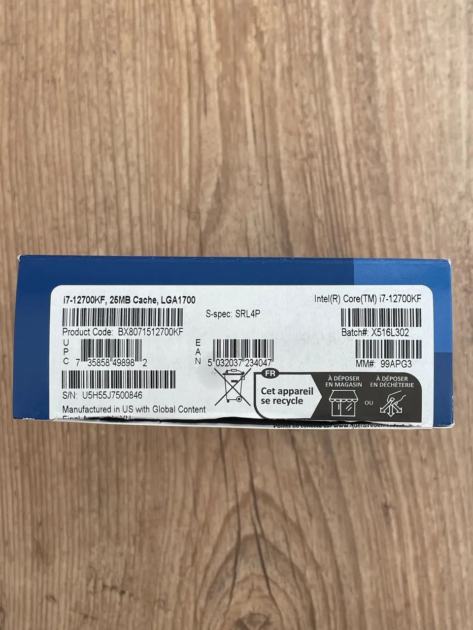 Processador Intel Core I7 12700KF LGA1700 - Foto 3