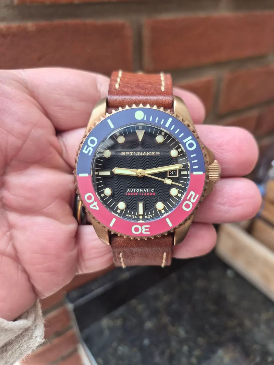 Relogio Automático Spinnaker Soda Black e Bronze 