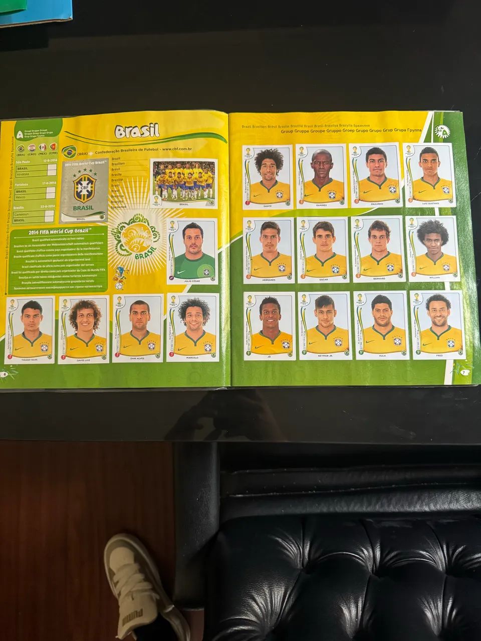 Álbum da Copa de 2014 completo 