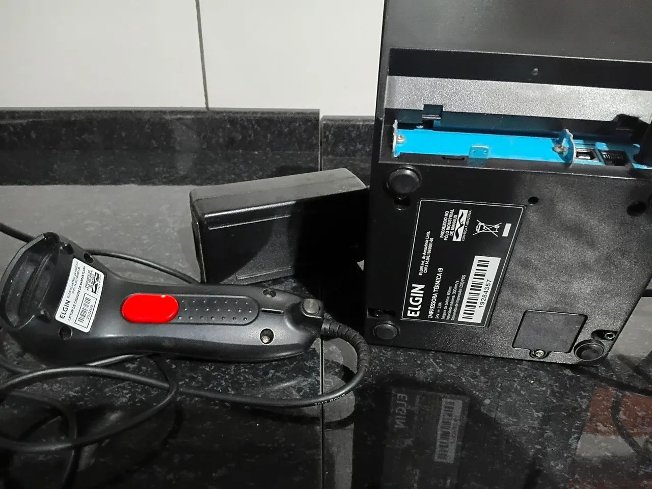 Kit PDV Elgin: Impressora Térmica i9 + Leitor de Código de Barras (Completo) - Foto 2