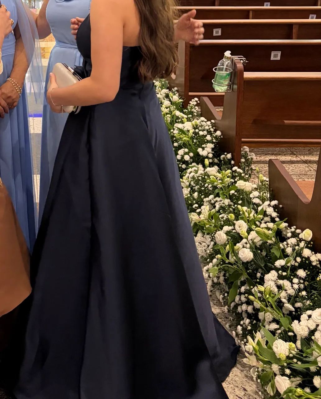 Vestido de festa azul marinho - Foto 2