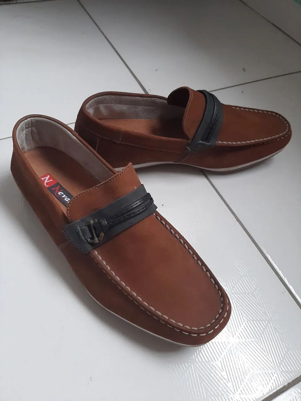 Sapato Casual Marrom - Foto 3