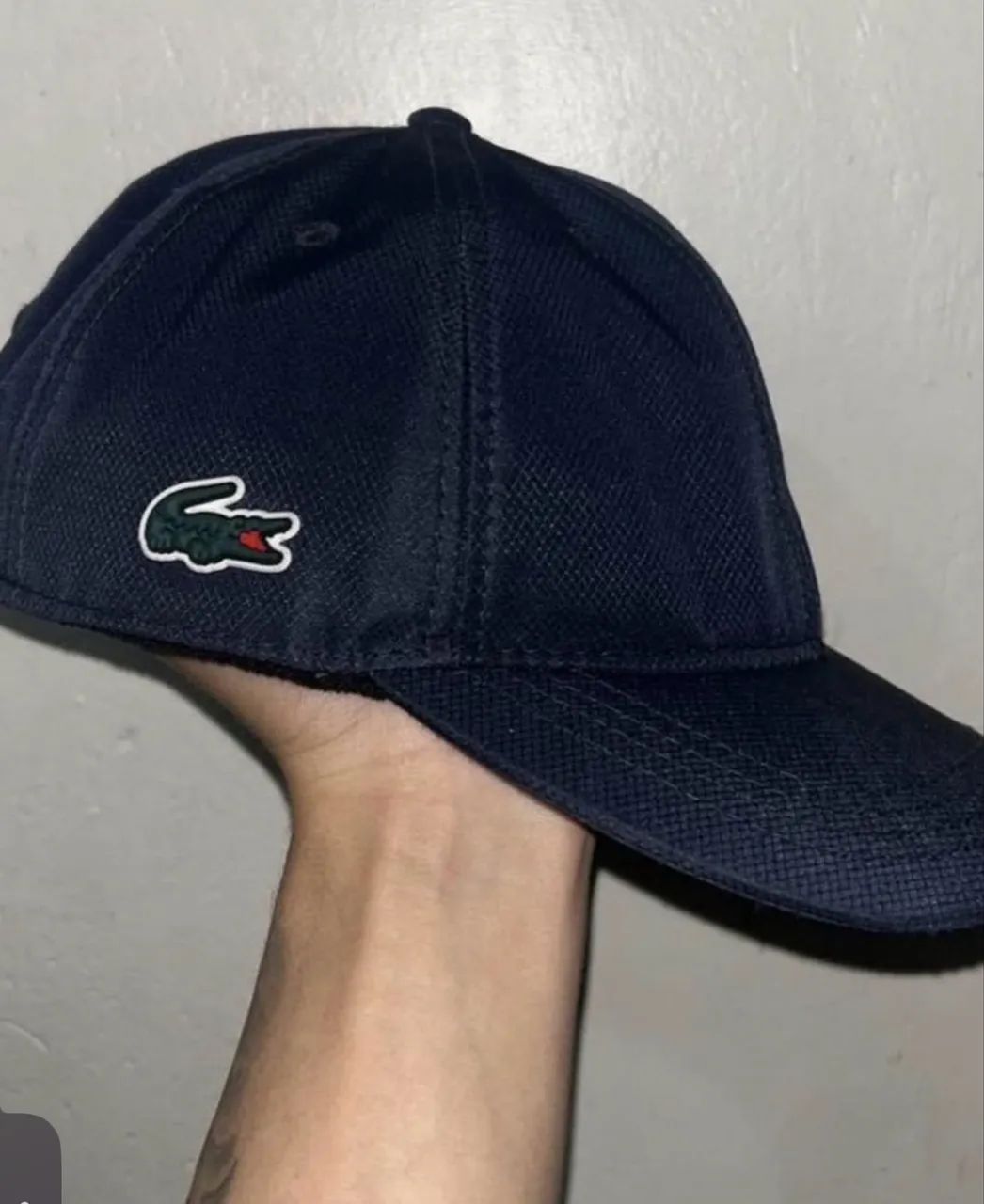 boné lacoste azul
