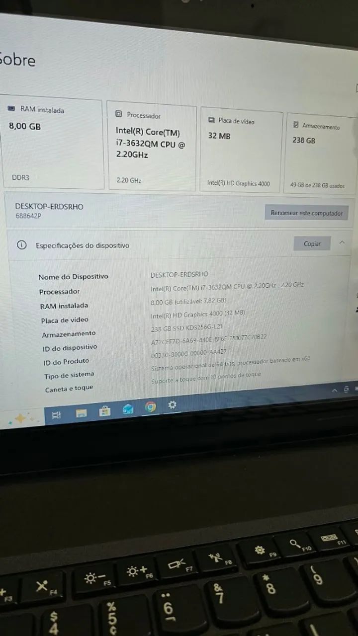 NOTEBOOK LENOVO CORE i7 ? SSD 240GB + 8GB RAM! - Foto 3