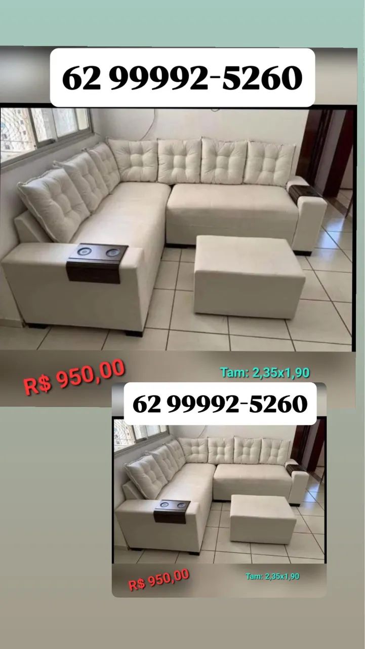 SOFÁS EM DIVERSOS MODELOS 