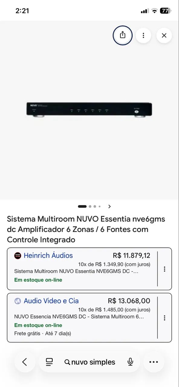Sistema de som Nuvo whole home audio system - Foto 4