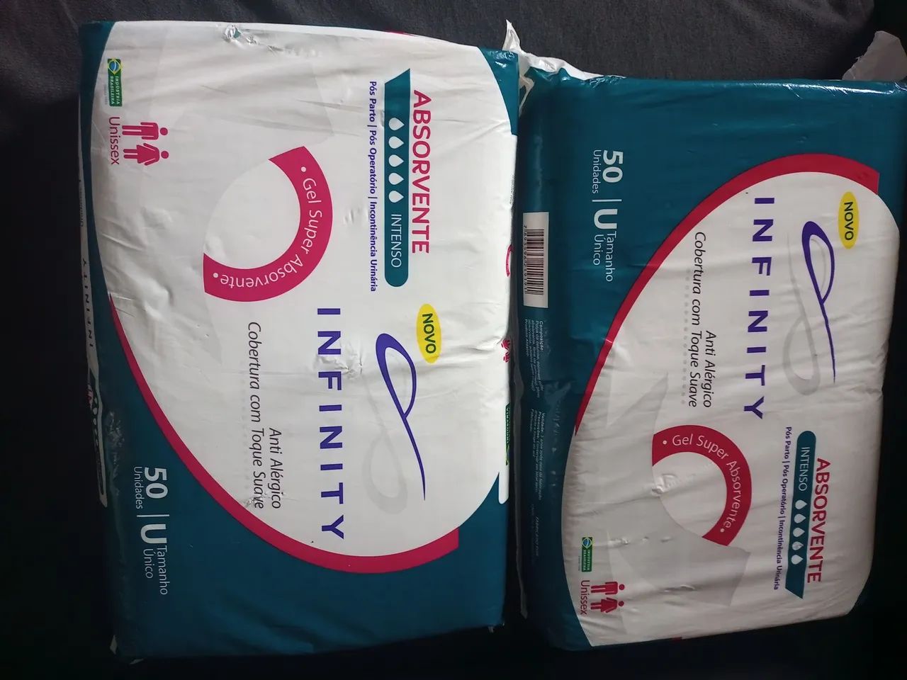 Absorvente  (pós parto,pós operatório e incontinência urinária) 