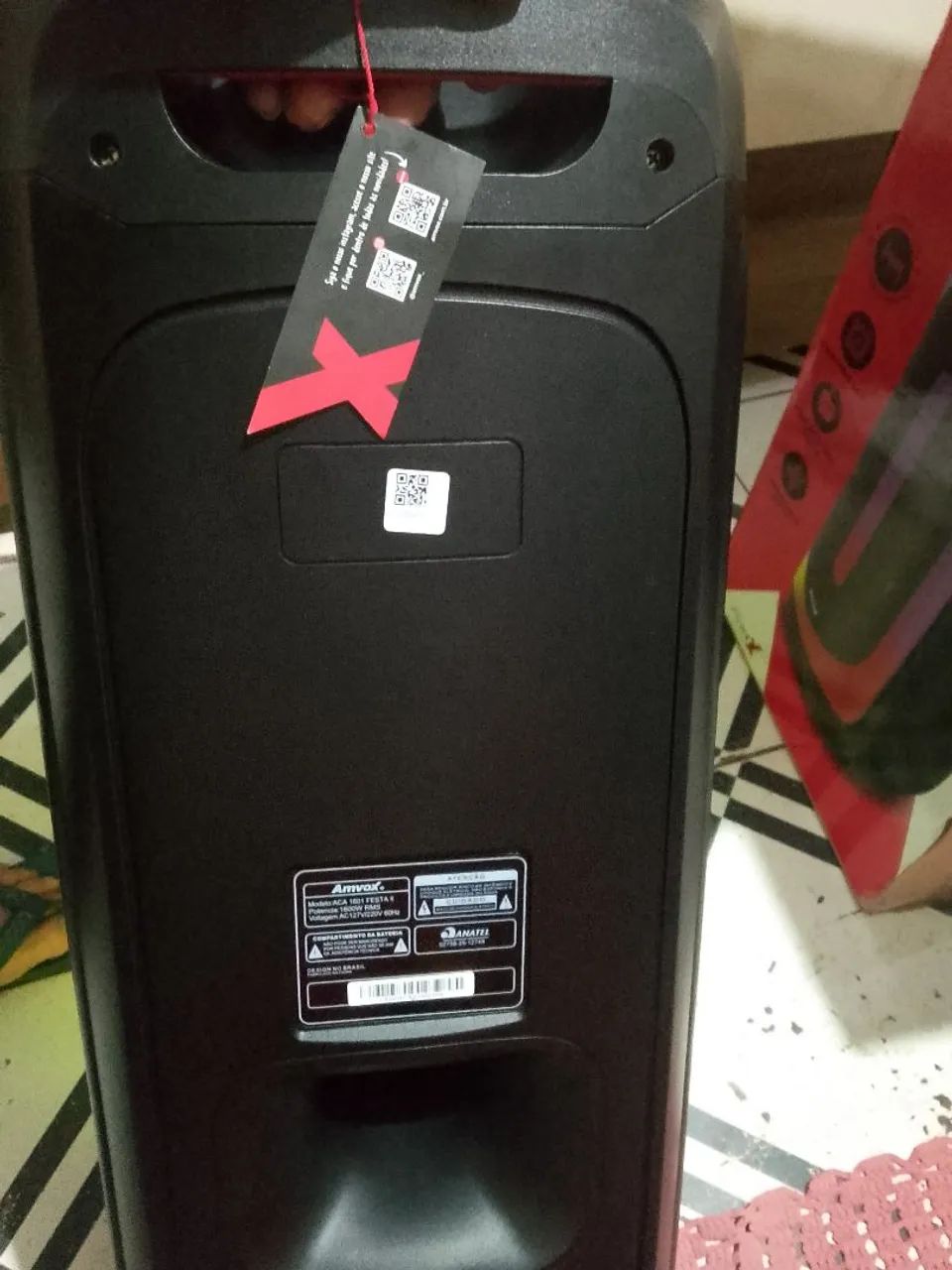 VENDO CAIXA AMVOX 1600RMS VALOR R$950,00 - Foto 3