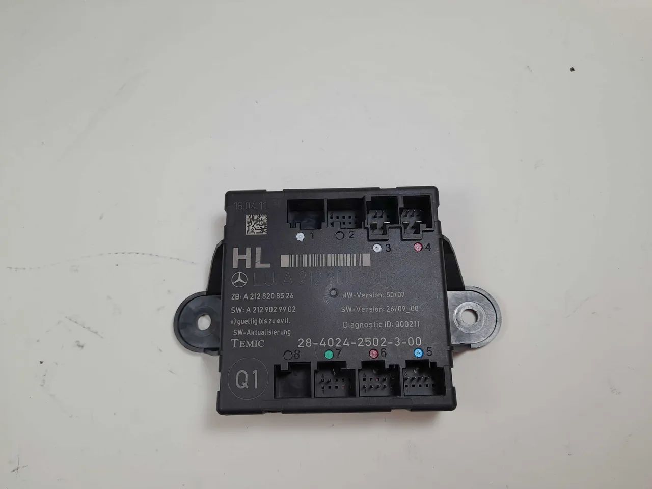 Módulo Porta Traseira Esquerda Mercedes E350 11 A2129003906