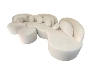 Sofá Orgânico Modulado com Puff NOVO DIRETO DA FABRICA 