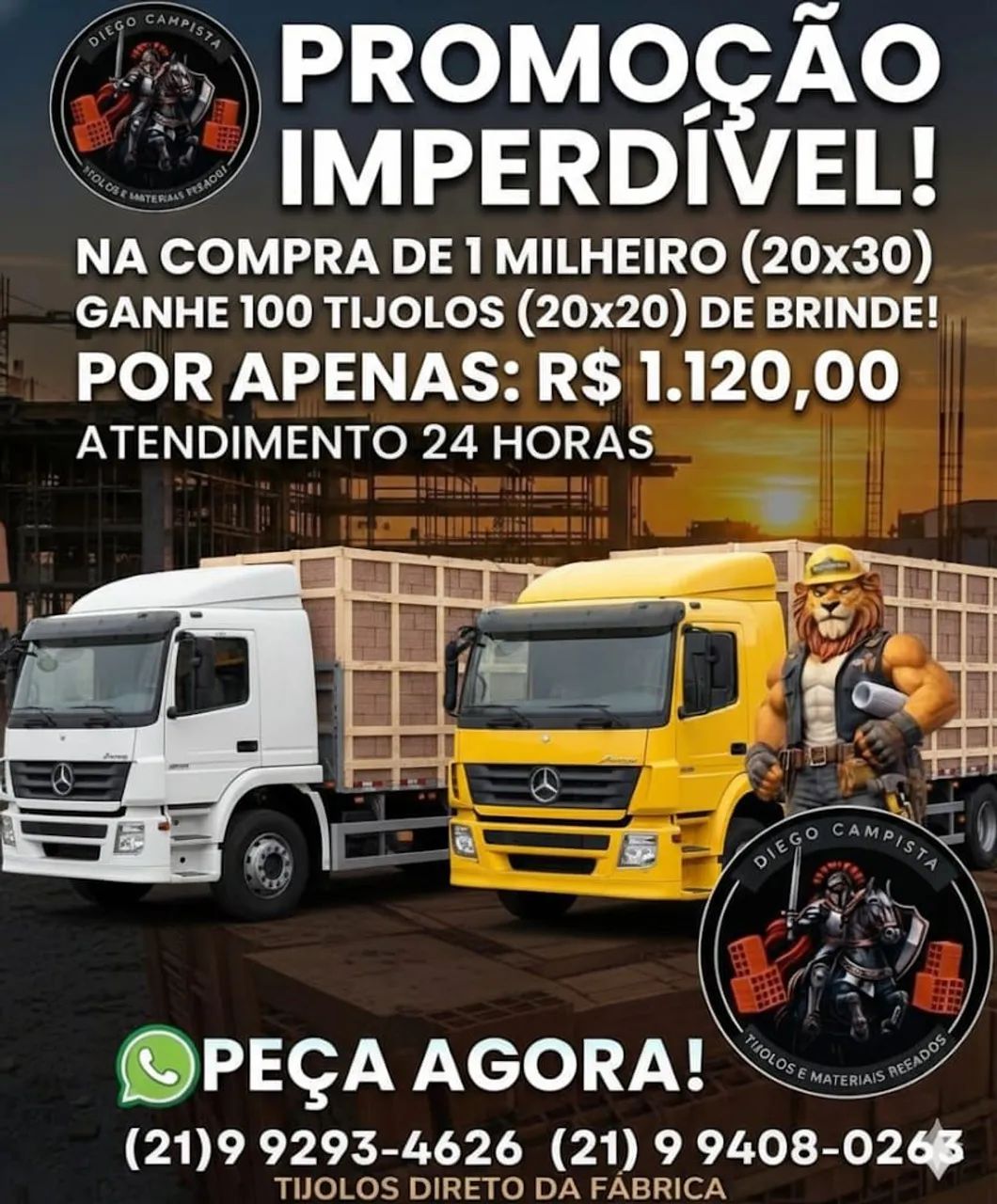 February Promotion – Bricks Direct from Factory, Payable in 12 Installments
