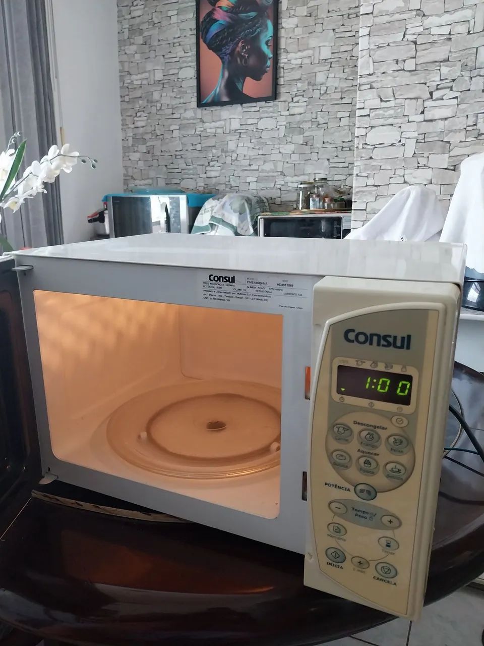 Micro ondas consul 20litros 110volt - Foto 2
