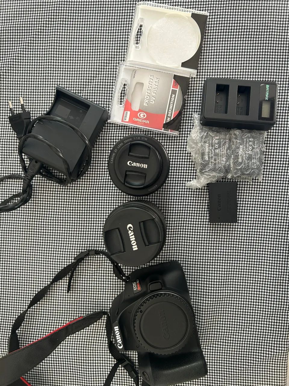 Câmera Canon SL3 kit completo 420251911198484481
