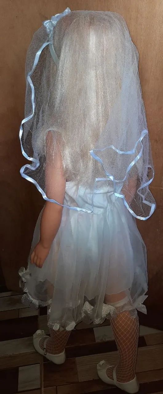 BONECA ANTIGA STEPHANY NOIVA - Foto 4