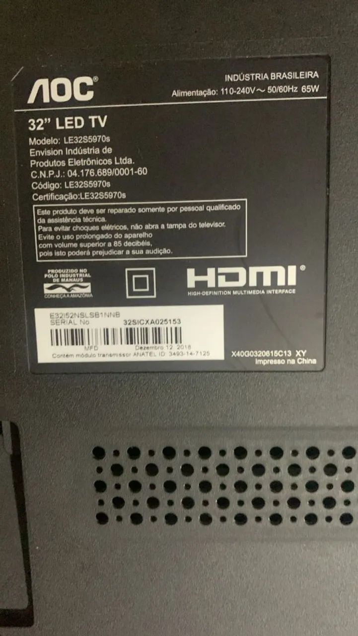 Smart TV 32 Polegadas AOC- Ótimo Estado  - Foto 4