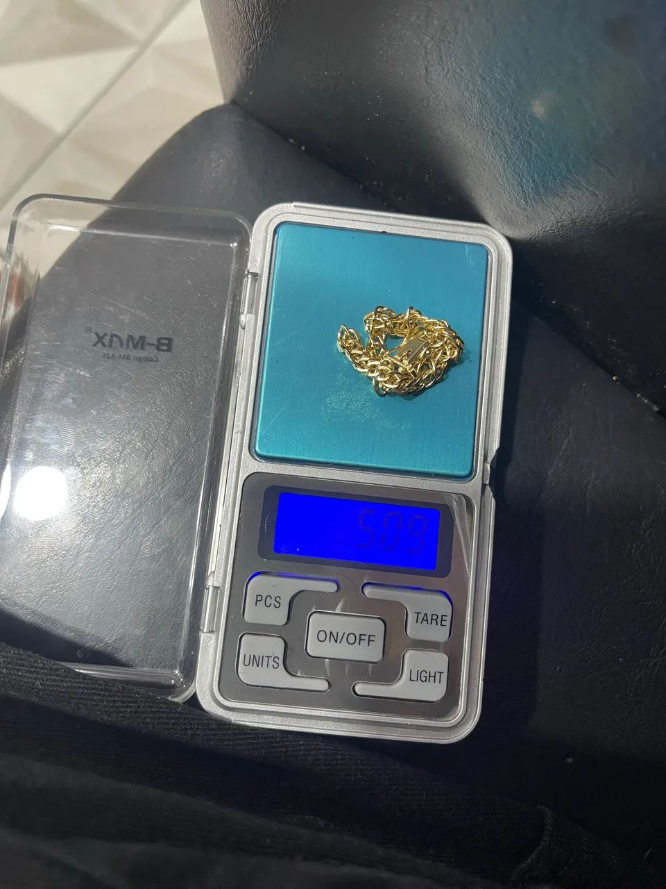 Kit corrente + pulseira ouro 18k - Foto 3
